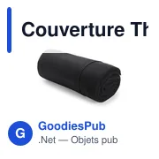 Couverture personnalisable en polaire avec logo - Thiago - Miniature 4