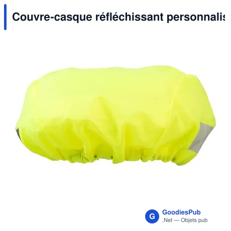 Couvre-casque réfléchissant personnalisable pour vélo - Horstavec logo