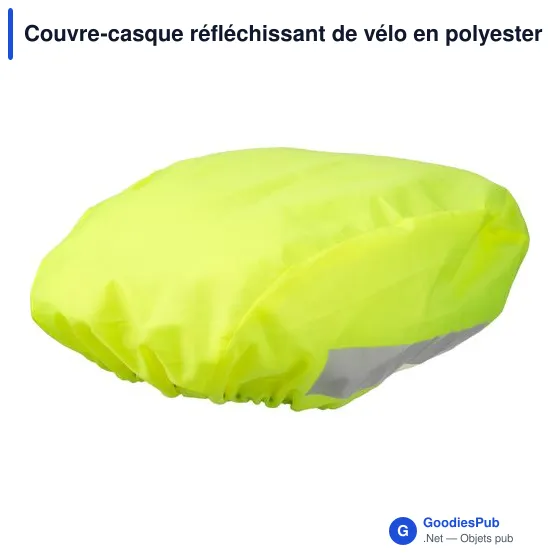 Couvre-casque réfléchissant personnalisable pour vélo - Horstavec logo - Image 2