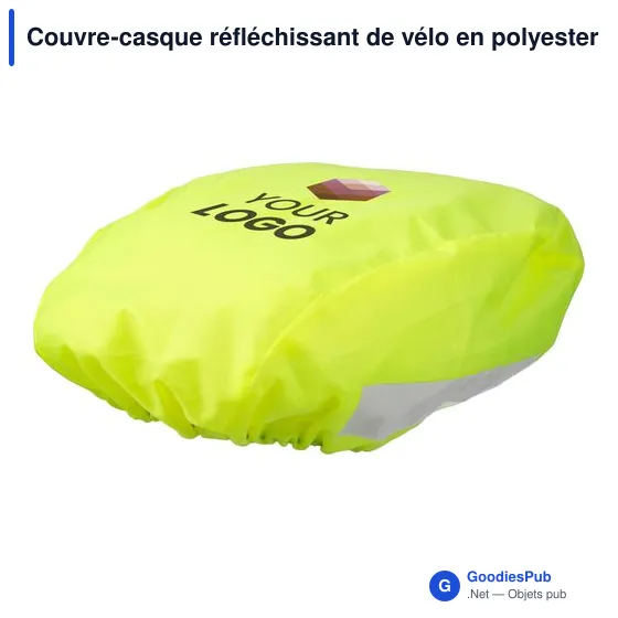 Couvre-casque réfléchissant personnalisable pour vélo - Horstavec logo - Image 5