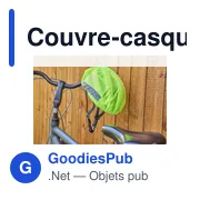 Couvre-casque réfléchissant personnalisable pour vélo - Horstavec logo - Miniature 6