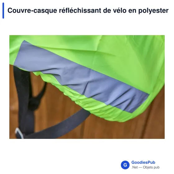 Couvre-casque réfléchissant personnalisable pour vélo - Horstavec logo - Image 7