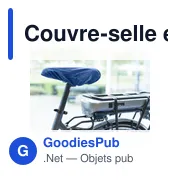 Couvre-selle en polyester recyclé Xander - Miniature 4