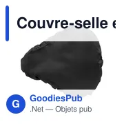 Couvre-selle en polyester recyclé Xander - Miniature 6