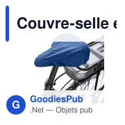 Couvre-selle en polyester recyclé Xander - Miniature 8