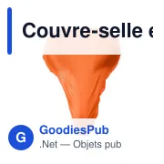 Couvre-selle en polyester Xander - Miniature 1