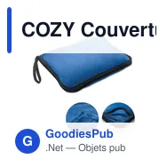COZY Couvertures de voyage 2 en 1 - Miniature 1