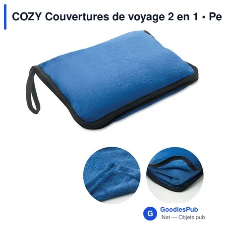 COZY Couvertures de voyage 2 en 1