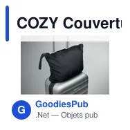COZY Couvertures de voyage 2 en 1 - Miniature 11