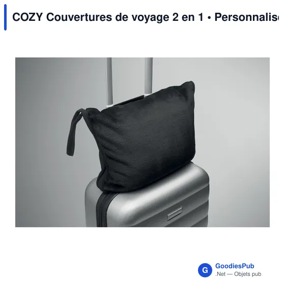 COZY Couvertures de voyage 2 en 1 - Image 11