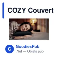 COZY Couvertures de voyage 2 en 1 - Miniature 12