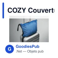 COZY Couvertures de voyage 2 en 1 - Miniature 3