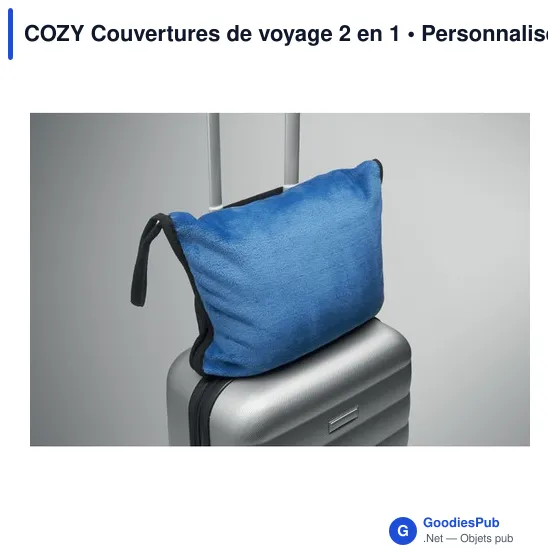 COZY Couvertures de voyage 2 en 1 - Image 3