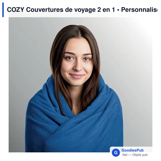 COZY Couvertures de voyage 2 en 1 - Image 4