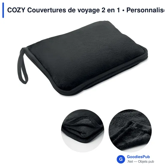 COZY Couvertures de voyage 2 en 1 - Image 7