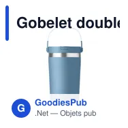 Gobelet double paroi personnalisable COZYCUP avec logo - Miniature 11