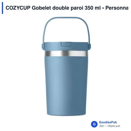 Gobelet double paroi personnalisable COZYCUP avec logo - Image 11