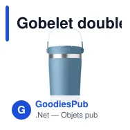 Gobelet double paroi personnalisable COZYCUP avec logo - Miniature 12