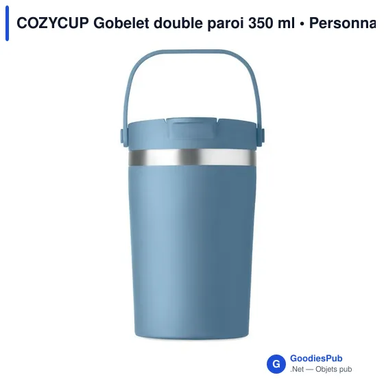 Gobelet double paroi personnalisable COZYCUP avec logo - Image 12