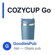 Gobelet double paroi personnalisable COZYCUP avec logo - Miniature 8