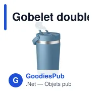 Gobelet double paroi personnalisable COZYCUP avec logo - Miniature 9