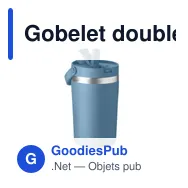 Gobelet double paroi personnalisable COZYCUP avec logo - Miniature 10