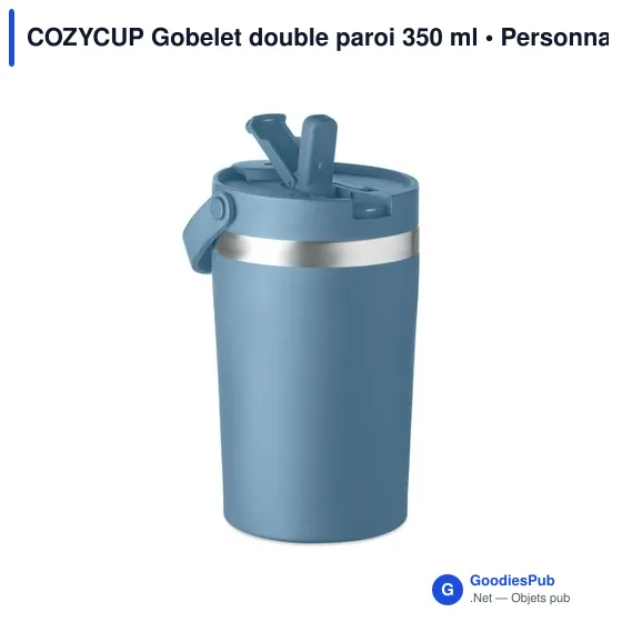 Gobelet double paroi personnalisable COZYCUP avec logo - Image 10