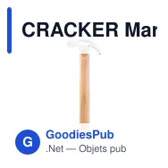 CRACKER Marteau à griffes en bois - Miniature 1