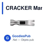 CRACKER Marteau à griffes en bois - Miniature 3