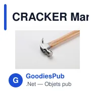 CRACKER Marteau à griffes en bois - Miniature 4