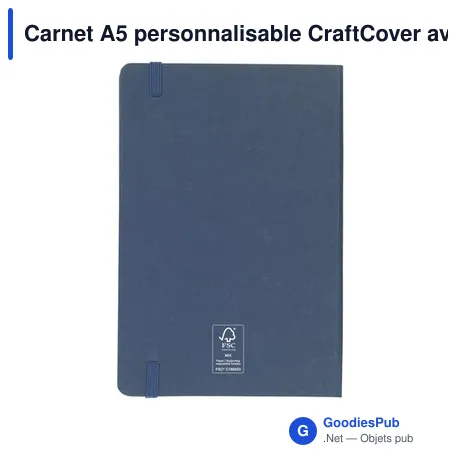 Carnet A5 personnalisable CraftCover avec logo