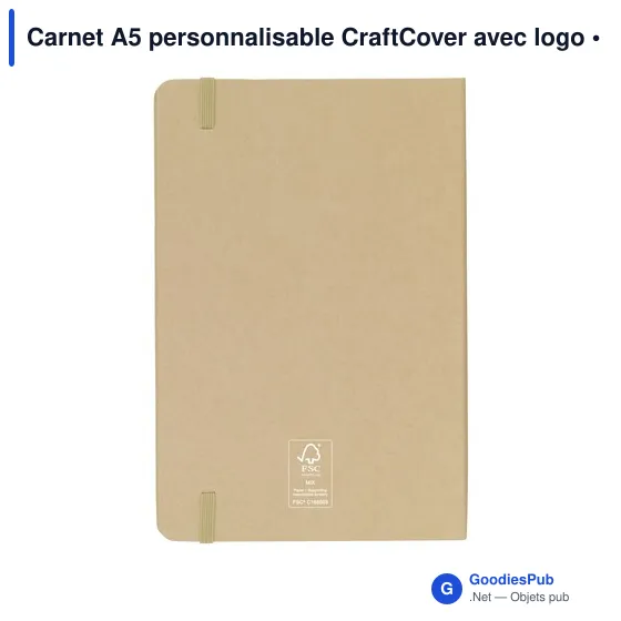 Carnet A5 personnalisable CraftCover avec logo - Image 11