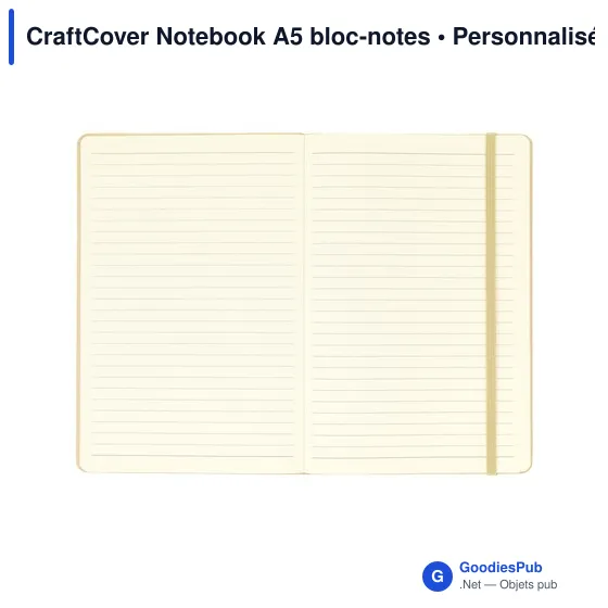 Carnet A5 personnalisable CraftCover avec logo - Image 12