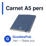 Carnet A5 personnalisable CraftCover avec logo - Miniature 3