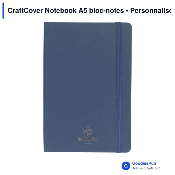 Carnet A5 personnalisable CraftCover avec logo - Image 5