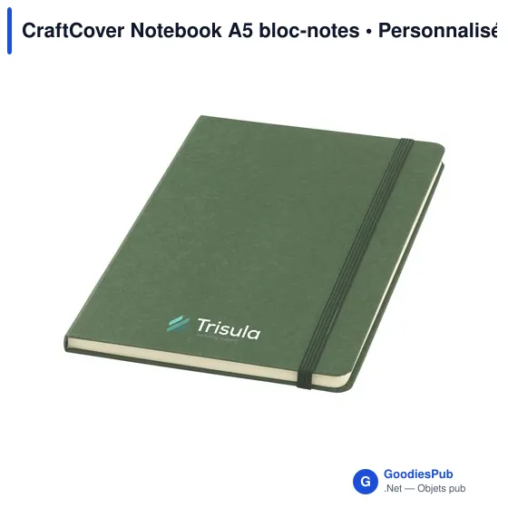 Carnet A5 personnalisable CraftCover avec logo - Image 7