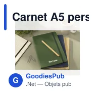 Carnet A5 personnalisable CraftCover avec logo - Miniature 8