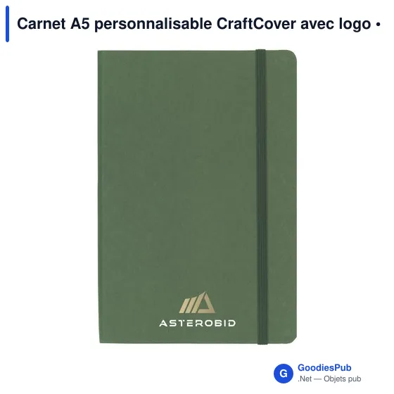 Carnet A5 personnalisable CraftCover avec logo - Image 9