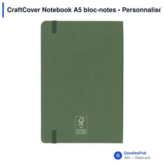 Carnet A5 personnalisable CraftCover avec logo - Image 10