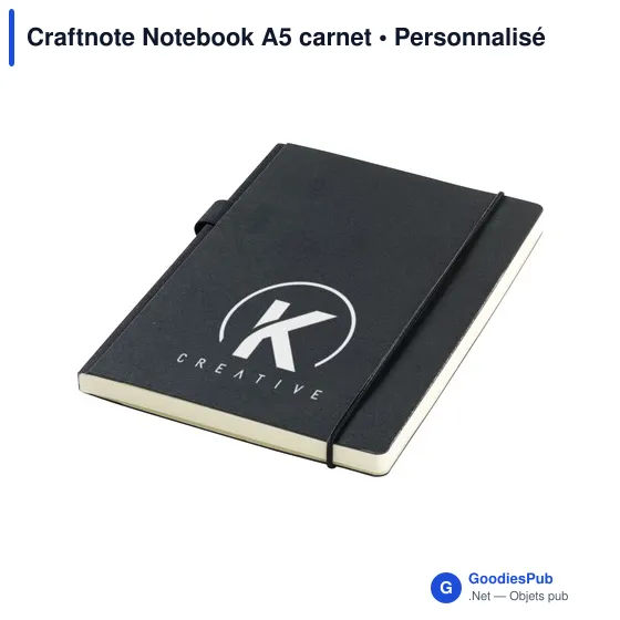 Carnet A5 personnalisable Craftnote avec logo - Image 2