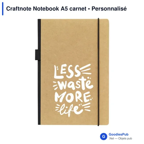 Carnet A5 personnalisable Craftnote avec logo - Image 12