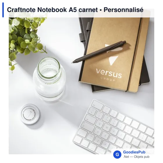 Carnet A5 personnalisable Craftnote avec logo - Image 5