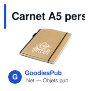 Carnet A5 personnalisable Craftnote avec logo - Miniature 8