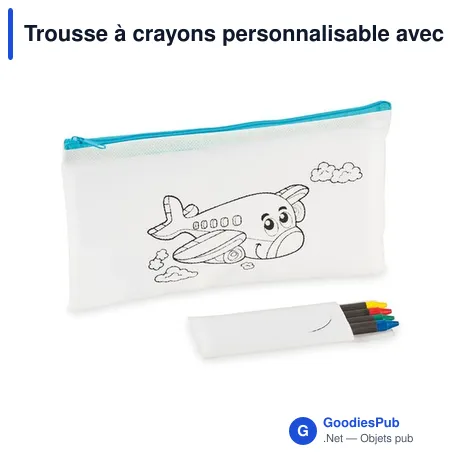 Trousse à crayons personnalisable avec logo - CRAY
