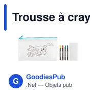 Trousse à crayons personnalisable avec logo - CRAY - Miniature 2