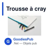 Trousse à crayons personnalisable avec logo - CRAY - Miniature 4