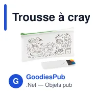 Trousse à crayons personnalisable avec logo - CRAY - Miniature 5