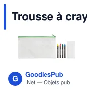 Trousse à crayons personnalisable avec logo - CRAY - Miniature 7