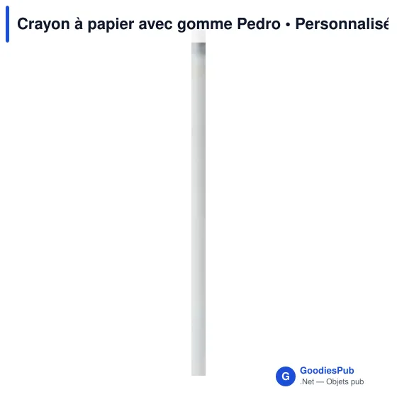 Crayon à papier avec gomme Pedro - Image 1