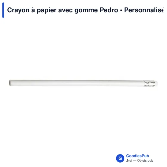 Crayon à papier avec gomme Pedro - Image 2